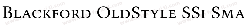 Blackford OldStyle SSi Small Caps字体转换
